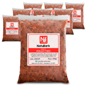 5 kg Alimento Natural Cocido para Perros: Mix Premium de Pollo, Res y Vegetales